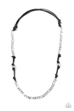 Load image into Gallery viewer, Paparazzi Rural Renegade - Black Urban Necklace. Subscribe &amp; Save! #P2MN-URBK-053XX
