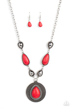 Load image into Gallery viewer, Paparazzi Saguaro Soul Trek Red Necklace. #P2SE-RDXX-325XX. Get Free Shipping. Stone Necklace
