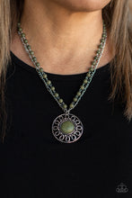 Load image into Gallery viewer, Paparazzi Sahara Suburb Green Necklace. 4-interest-free-payment! Subscribe &amp; Save. Green Stone 
