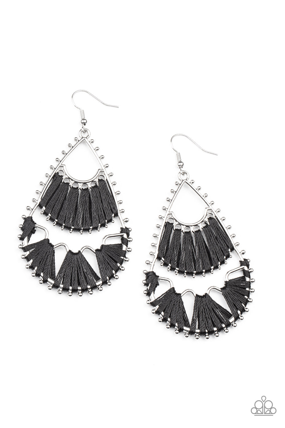 Samba Scene Black Earring Paparazzi Accessories. Loom Like. Subscribe & Save.