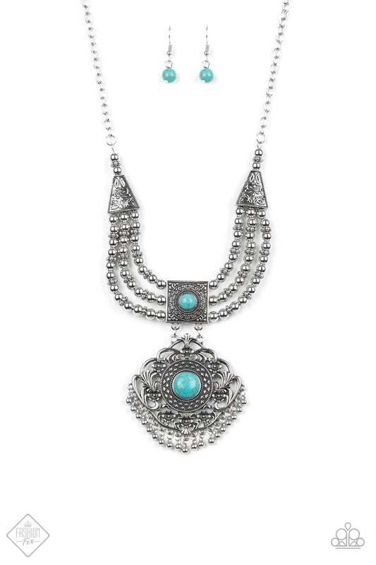 Santa Fe Solstice Blue Necklace Paparazzi Accessories Fashion Fix. Subscribe & Save