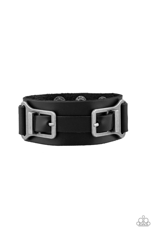 Scout It Out Black Urban Bracelet Paparazzi Accessories. $5 Jewelry. #P9UR-BKXX-394XX