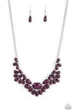 Load image into Gallery viewer, Paparazzi Secret GARDENISTA Purple Necklace. Subscribe &amp; Save. #P2ST-PRXX-130XX. Plum Beads necklace
