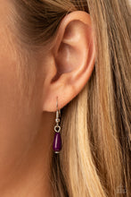 Load image into Gallery viewer, Secret GARDENISTA Purple Necklace Paparazzi $5 Jewelry. Get Free Shipping. #P2ST-PRXX-130XX.
