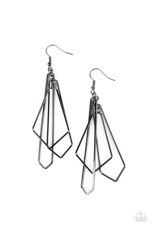 Paparazzi Shape Shifting Shimmer Black Earrings. Tassel Earring.#P5BA-BKXX-078XX. Subscribe & Save.