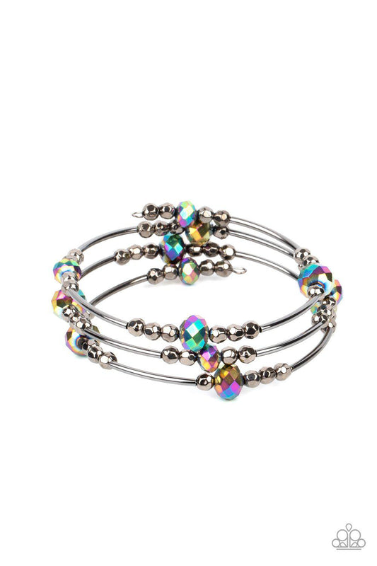 Showy Shimmer Multi Bracelet Paparazzi Accessories Oil Spill Bracelet online at AainaasTreasureBox