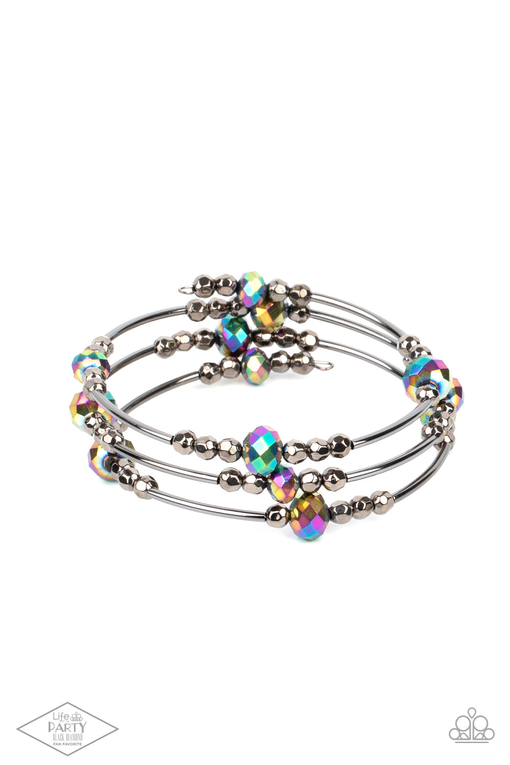 Paparazzi Showy Shimmer Multi Bracelet $5 Oil Spill Accessories. Free Shipping & Returns available!