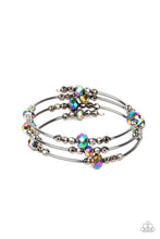 Load image into Gallery viewer, Showy Shimmer Multi Bracelet Paparazzi Accessories Oil Spill Bracelet online at AainaasTreasureBox
