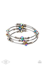 Load image into Gallery viewer, Paparazzi Showy Shimmer Multi Bracelet $5 Oil Spill Accessories. Free Shipping &amp; Returns available!
