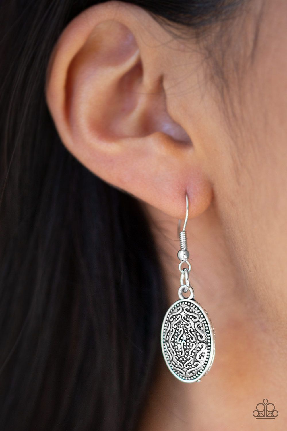 Paparazzi Sierra Serenity - Black Stone Necklace