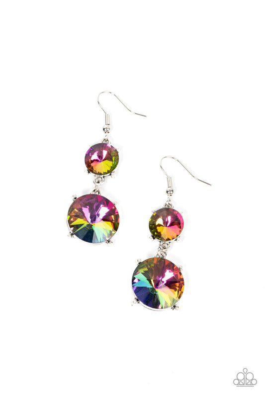 Sizzling Showcase Multi Oil Spill Earrings Paparazzi Accessories. Subscribe & Save. #P5RE-MTXX-116XX