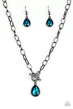 Load image into Gallery viewer, So Sorority Blue Necklace Paparazzi Accessories Toggle Closure Jewelry. Free Shipping! 
