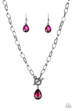 Load image into Gallery viewer, Paparazzi So Sorority Pink Necklace. Subscribe &amp; Save. #P2RE-PKXX-177XX. Toggle Closure Necklace
