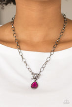 Load image into Gallery viewer, So Sorority Pink Toggle Closure Necklace Paparazzi Accessories. #P2RE-PKXX-177XX. Get Free Shipping
