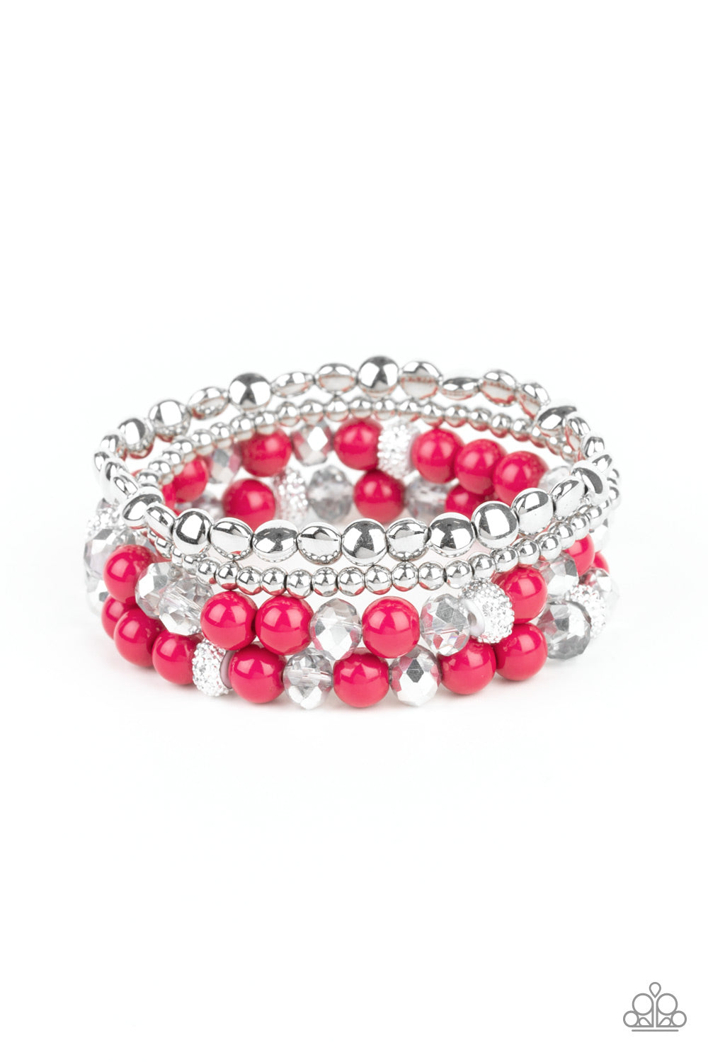 Socialize Pink Bracelet Paparazzi Accessories. Subscribe &b Save