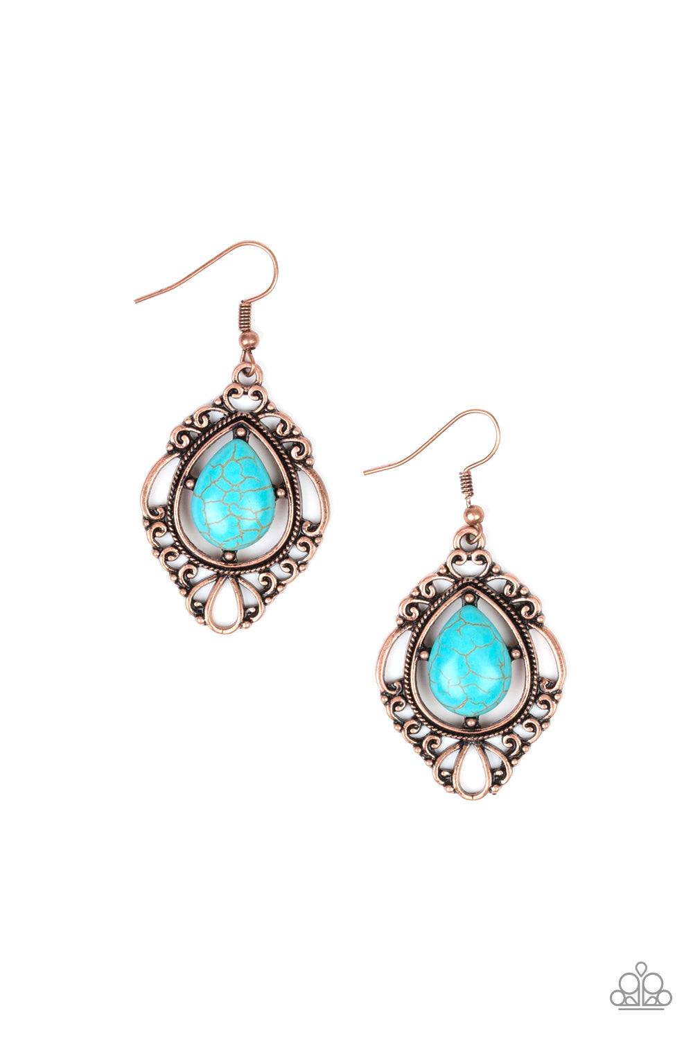 Paparazzi Southern Fairytale Copper Earrings. Get Free Shipping