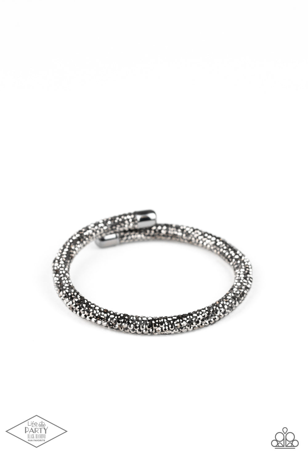 Stageworthy Sparkle Black Dainty Bracelet Paparazzi Jewelry. Subscribe & Save. #P9RE-BKXX-273XX