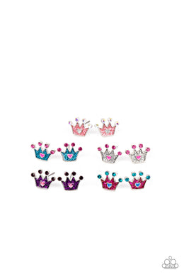 Paparazzi Starlet Shimmer ~ Colorful Crown Earring Kit for Little Divas (P5SS-MTXX-231XX)