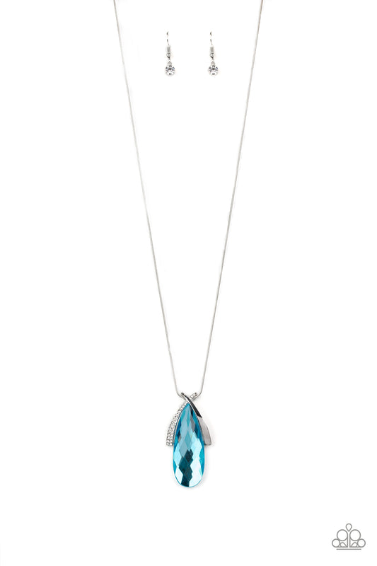 Stellar Sophistication - Blue Necklace Paparazzi Accessories #P2RE-BLXX-238XX