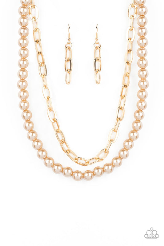 Suburban Yacht Club Brown Pearl Necklace Paparazzi Accessories. Subscribe & Save. #P2RE-WTXX-601XX