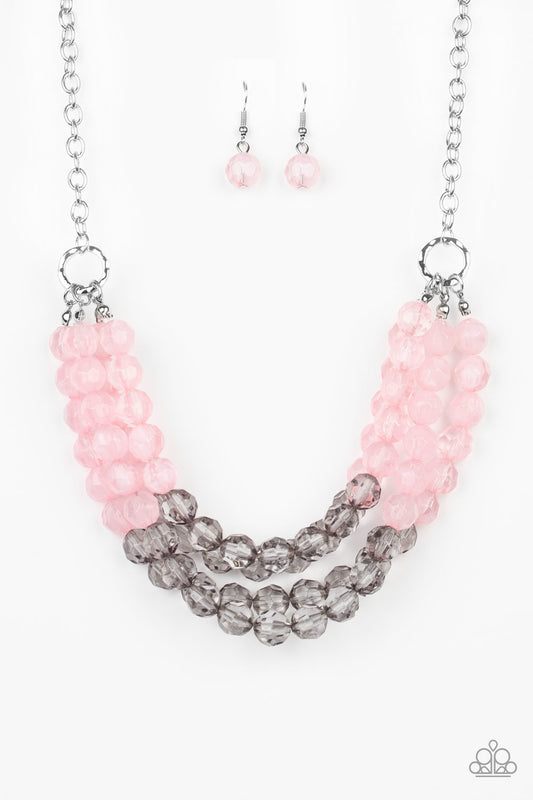 Summer Ice - Pink Necklace Paparazzi Accessories