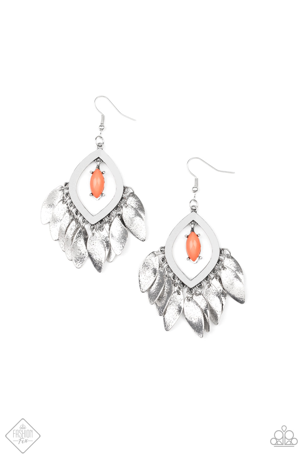 Paparazzi Sunset Soul Orange Earrings. Get Free Shipping. #P5TR-OGXX-063TL. Coral earring