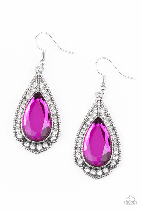 Superstar Stardom - Pink Earrings Paparazzi Accessories