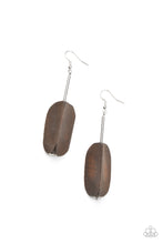 Load image into Gallery viewer, Tamarack Trail - Brown Earring Paparazzi Accessories Light Weight Earring Fishhook style

