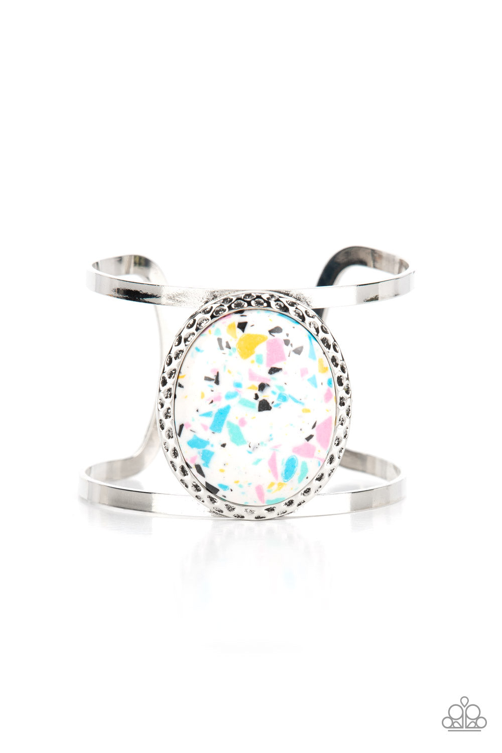 Paparazzi Tantalizingly Terrazzo Multi Bracelet. #P9SE-MTXX-166XX. Subscribe & Save. $5 Cuff