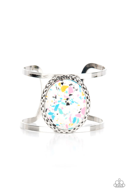 Paparazzi Tantalizingly Terrazzo Multi Bracelet. #P9SE-MTXX-166XX. Subscribe & Save. $5 Cuff