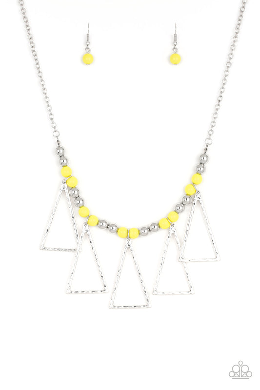 Paparazzi Necklace ~ Terra Nouveau - Yellow