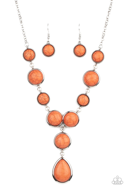 Paparazzi Necklace ~ Terrestrial Trailblazer - Orange