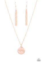 Load image into Gallery viewer, Paparazzi The Cool Mom - Rose Gold Mom&#39;s Necklace
