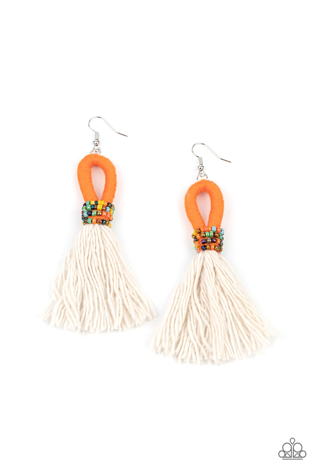 The Dustup Orange Earring Paparazzi Accessories Tassel Earring. Get free shipping.