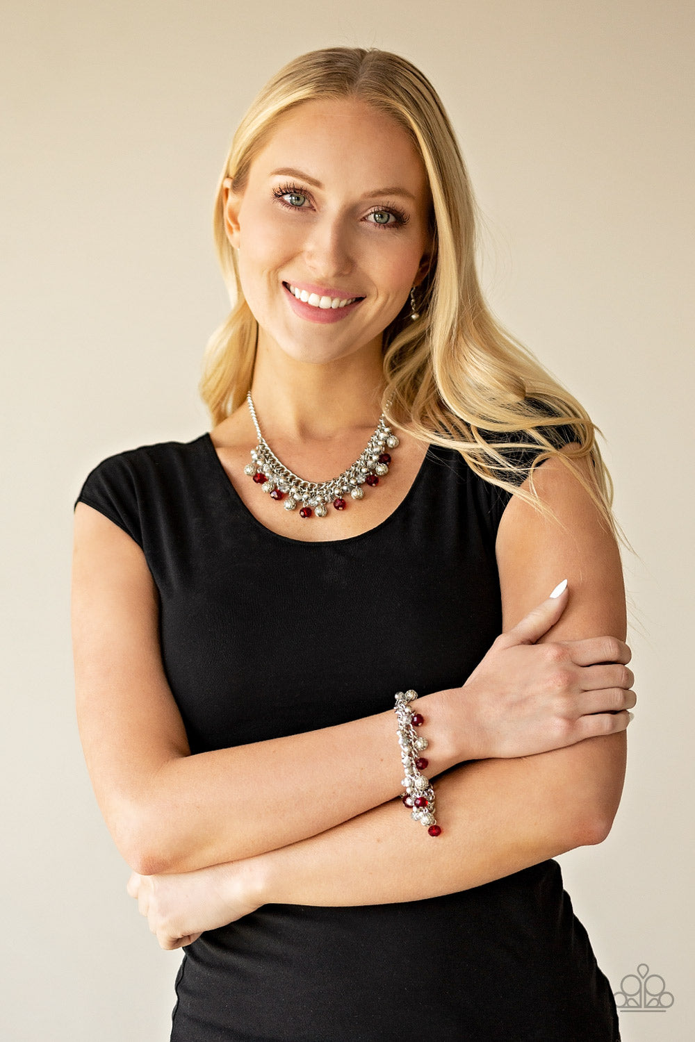 Paparazzi Necklace ~ Party Spree - Red