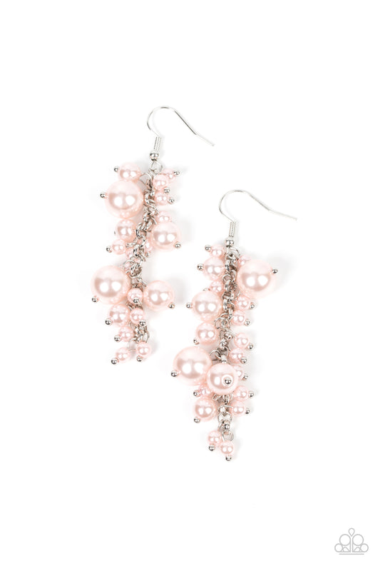 The Rumors are True - Pink Earrings Paparazzi Accessories. Get Free Shipping! #P5RE-PKXX-239XX