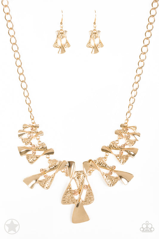 The Sands of Time Gold Necklace Paparazzi Accessories Blockbuster necklace. Subscribe & Save. Chunky