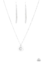 Load image into Gallery viewer, Think PAW-sitive Silver Necklace Paparazzi Accessories. Subscribe &amp; Save. #P2WH-SVXX-340XX

