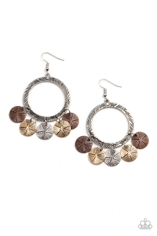 Trinket Tease - Multi Earrings Paparazzi Accessories. Subscribe & Save! #P5WH-MTXX-174XX