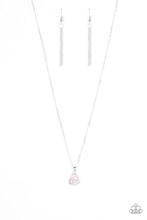 Load image into Gallery viewer, Turn On The Charm Pink Necklace Paparazzi Accessories $5 Jewelry Heart Necklace
