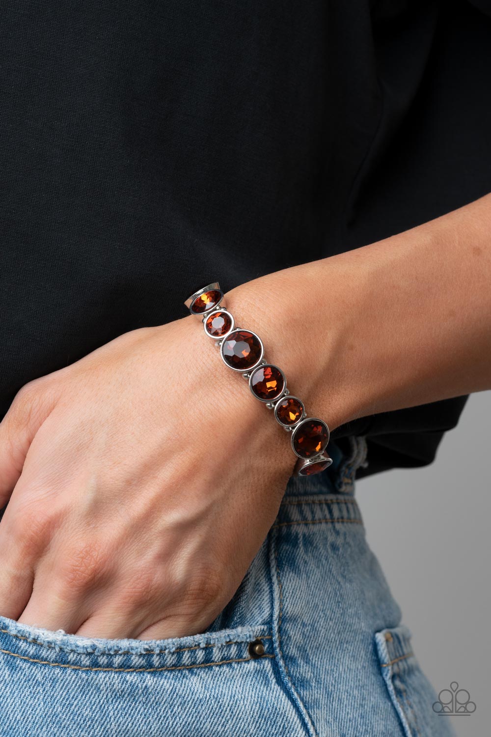 Twinkling Tease Brown Bracelet Paparazzi Accessories. Subscribe & Save. #P9RE-BNXX-167XX
