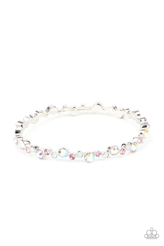 Twinkly Trendsetter Multi Bracelet Paparazzi Accessories. Iridescent Bracelet. #P9RE-MTXX-088XX