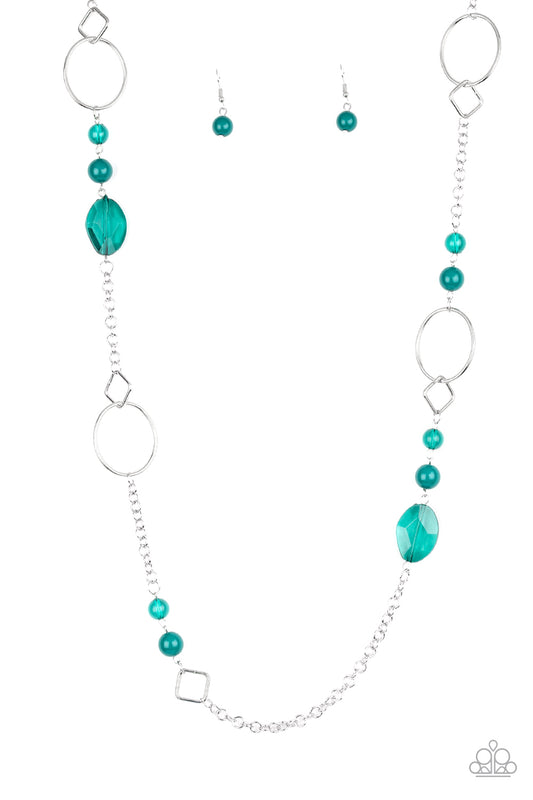 Paparazzi Necklace ~ Very Visionary - Green Necklace