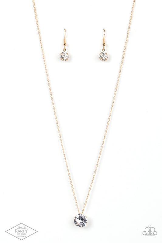 Paparazzi What A Gem Gold Necklace. $5 jewelry at AainaasTreasureBox. Subscribe & Save!