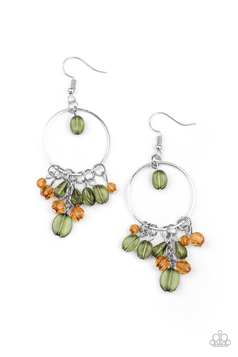 Paparazzi Where The Sky Touches The Sea Multi Earring. #P5WH-MTXX-158XX. Dainty. Ships Free