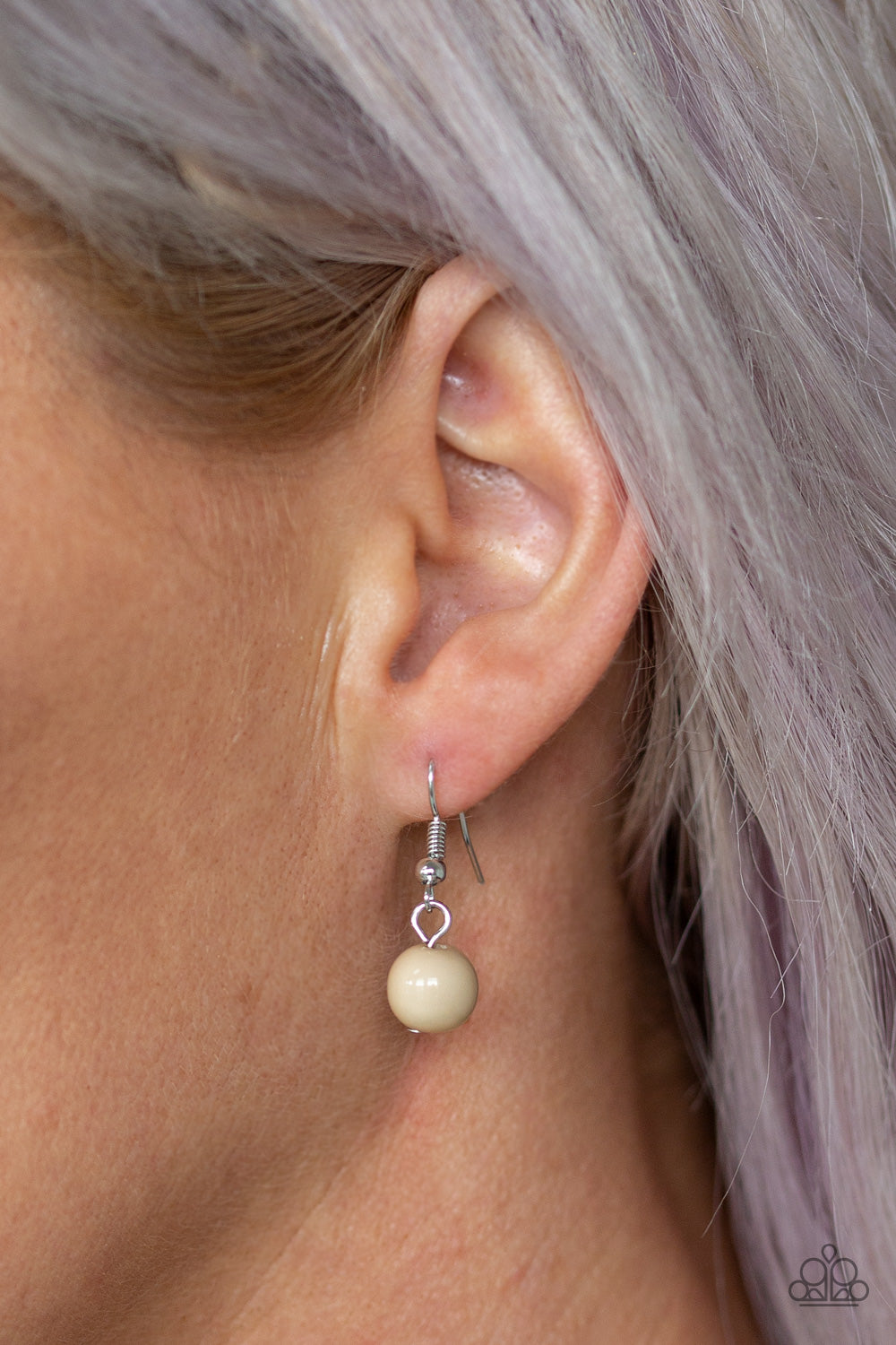 Wildland Wonderland Brown and Soybean Bead Pendant Necklace Paparazzi Accessories. #P2TR-BNXX-074XX