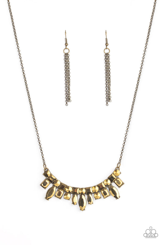 Paparazzi Wish Upon a ROCK STAR - Brass necklace