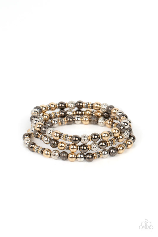 Paparazzi Boundless Boundaries Multi Bracelet. Subscribe and Save. Stretchy Bracelet