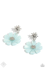 Load image into Gallery viewer, Paparazzi March 2024 Fashion Fix Earrings: &quot;Poetically Pastel Blue earring&quot; Get Free Shipping. Post
