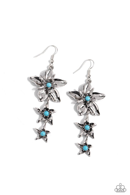 Paparazzi Tapered Tiers Turquoise Blue Fishhook Earring. Get Free Shipping. #P5ST-BLXX-049XX